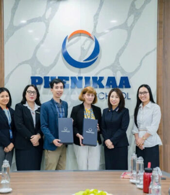 The working session not only opened up many meaningful cooperation opportunities but also affirmed the School's direction in promoting international cooperation, bringing diverse, high-quality, and valuable learning experiences for students and the teaching staff.